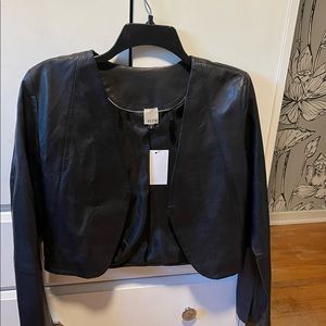 Leather jacket Ecru brand